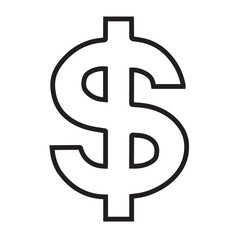 dollar sign icon