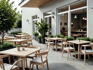 outdoor café interior