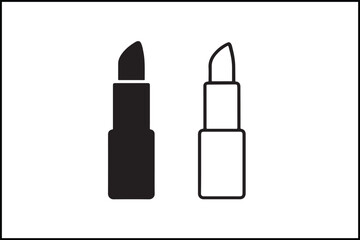 Obraz premium Lipstick Minimal Icon Design