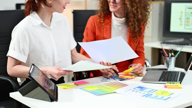 UX graphic designer planning application process development prototype wireframe for web smart phone.