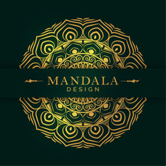 Luxury elegant background with mandala. Design for any card, birthday, other holiday, kaleidoscope, yoga, india, folk, arabic. Indian pattern wallpaper.