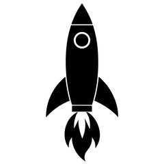 rocket in space