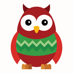  cute-owl-wearing-a-christmas-sweater