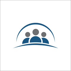 Group of people icon, Friends icon,logo vector illustration