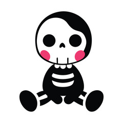 cute-skeleton-sitting