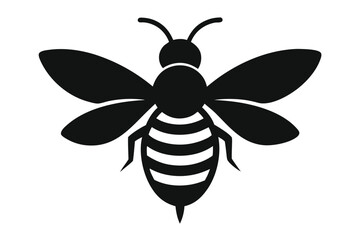 -bee--silhouettes--vector-art-illustriton-white-ba.eps