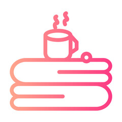 coffee cup gradient icon