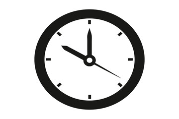 wall-clock-silhuette---vector-art-illustriton-whit.eps