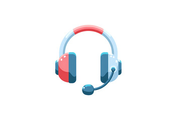 Stylish Headset for Customer Service and Communication