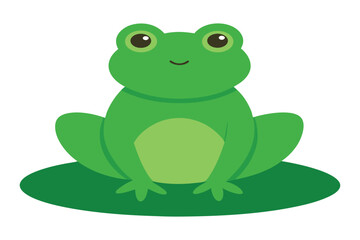 frog on a white background
