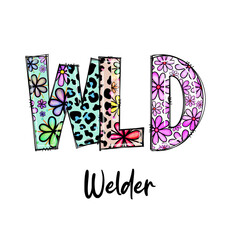 Colorful Floral & Leopard Print 