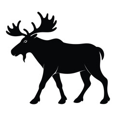 deer silhouette vector