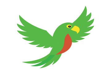 red and green parrot