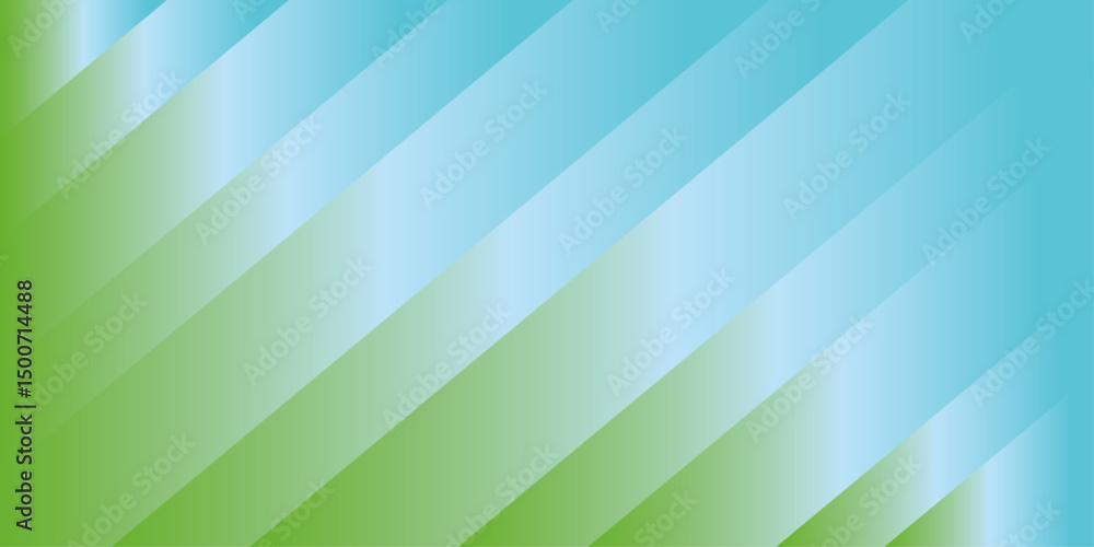 Poster abstract background of lines in shades of green .vector abstract graphic design banner pattern. grad