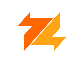 Abstract Z Letter Exchange Logo Design