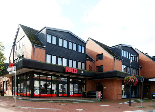 Scene in the Vogteistrasse in the Town Bad Fallingbostel, Lower  Saxony