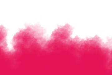 Red ,pink, Smoke Cloud Texture on White Background – Abstract Dusty Mist Effect Design for Modern Art, Creative Projects, Atmospheric Visuals, and Dramatic Graphic Compositions