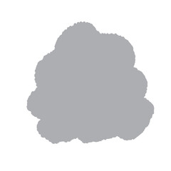 モコモコ曇り雲イラスト　手書きセット