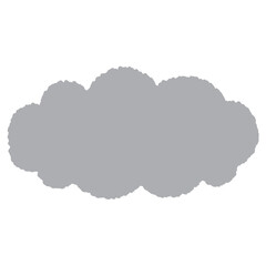 モコモコ曇り雲イラスト　手書きセット