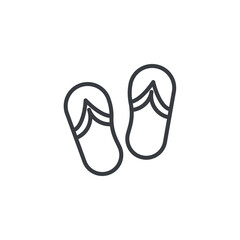 Flip Flops line icon