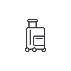 Luggage line icon