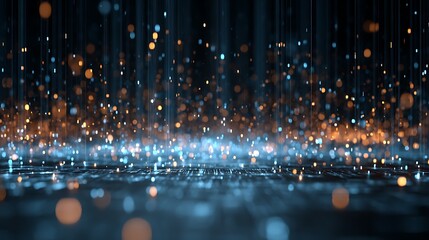 Digital abstract background, ideal for depicting a wide range of applications, including network capabilities, technological processes, data storage, AI, audio, graphics, science .