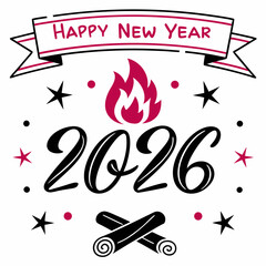 New Year 2026 Celebration Graphic – High-Quality New Design

