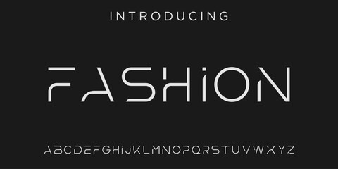 Creative Logo Modern alphabet. abstract digital tech font. Typography technology, electronic, movie, digital, music, future, logo creative font. vector illustration