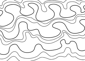 abstract seamless pattern with waves