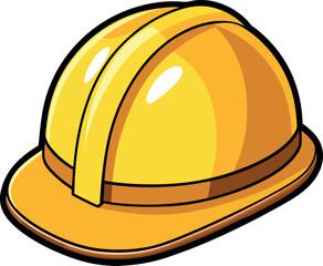 High-Quality Yellow Construction Hard Hat Safety Helmet for Industrial Workers, Engineers, and Laborers in Jobsite Protection