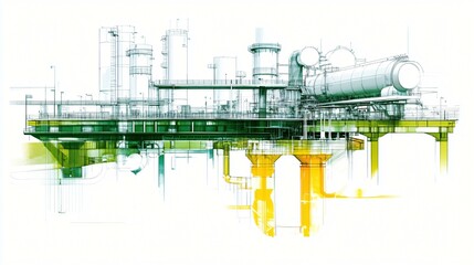 A transparent underground view illustrating integrated waste-to-energy digesters beneath parks, feeding heat to adjacent district heating risers and cooling channels