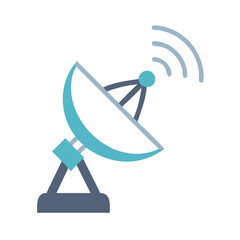 Broadcast and Signal Receiver Dishes &ndash; Vector Illustration 