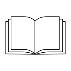 Library Icon – Modern Minimalist Book Logo Design for App or Website