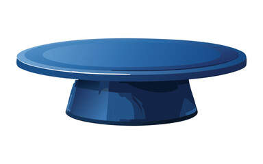contemporary blue round coffee table