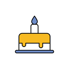 Cake  Icon vector stock illustration