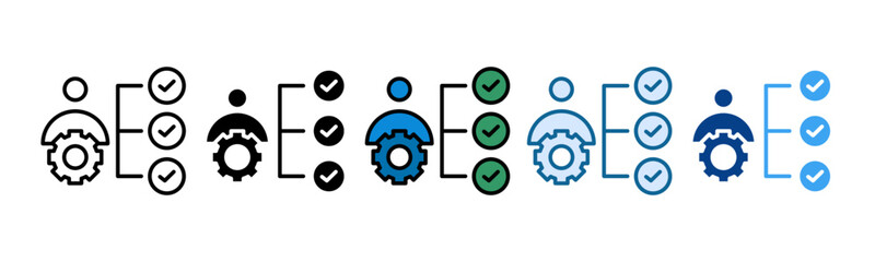 Skillset Icon Set Multiple Style Collection