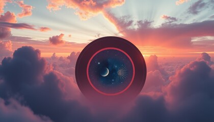 portal in the sky showing alternate timelines