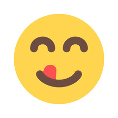 delicious face emoticon