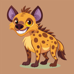 Hyena vector art illustration.