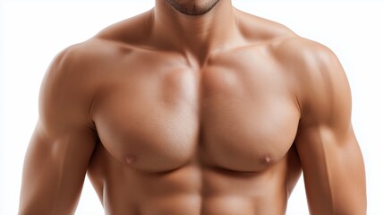 Fototapeta premium Muscular male torso display