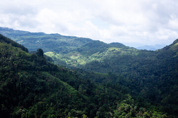 Naklejka premium mountain landscape in the mountains