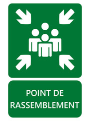 Panneau de Point de Rassemblement