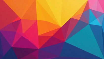 Geometric shapes, vibrant colors, modern style, decor, abstract, seamless
