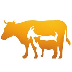 Idul Adha Qurban Animal Silhouette Vector