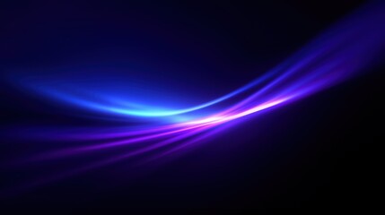 Fototapeta premium Abstract blue and purple light waves