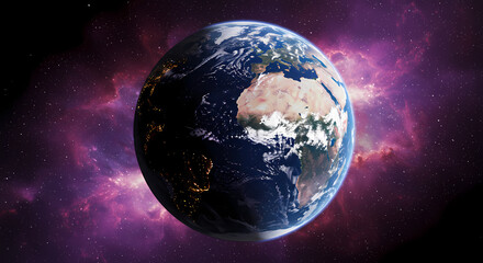Fototapeta premium Earth from Space: Stunning View