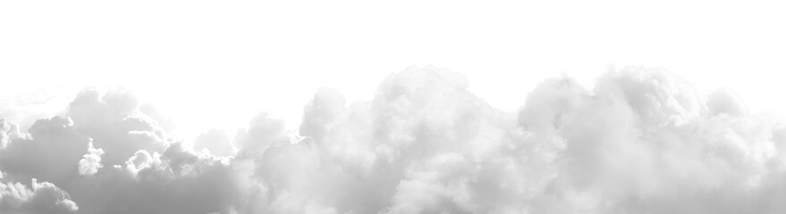 Cloud in the Earth atmosphere that are about to become rain cloud. 3d rendering with isolated on transparent background