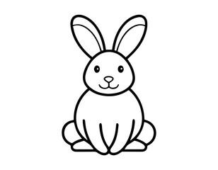 Easter Bunny Coloring Page | Fun & Whimsical Holiday Artwork for Kids