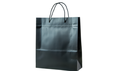 Dark gray shopping bag, simple design