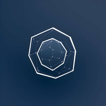 Abstract 3D Geometric Background